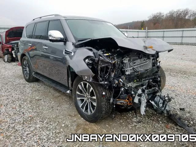JN8AY2ND0KX009705 2019 Nissan Armada, SV