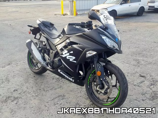 JKAEX8B17HDA40521 2017 Kawasaki EX300, B
