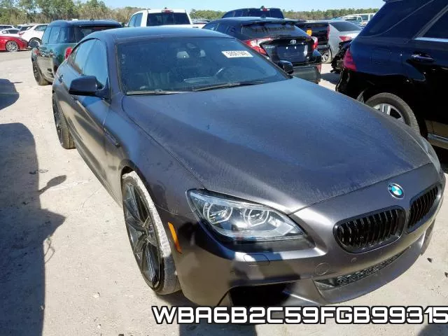 WBA6B2C59FGB99315 2015 BMW 6 Series, 650 I Gran Coupe