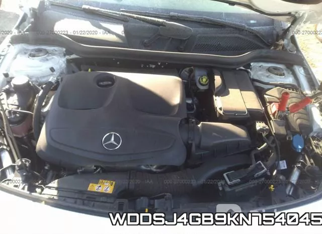 WDDSJ4GB9KN754045 2019 Mercedes-Benz CLA-Class,  250 4Matic