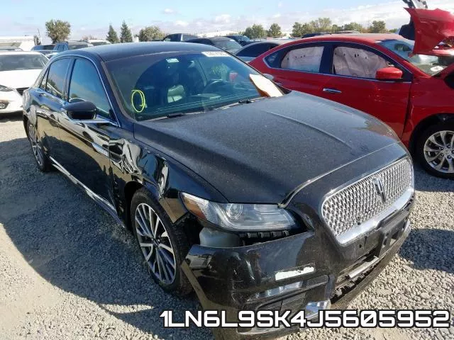 1LN6L9SK4J5605952 2018 Lincoln Continental,  Select