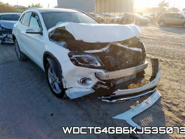 WDCTG4GB6KJ535073 2019 Mercedes-Benz GLA-Class,  250 4Matic