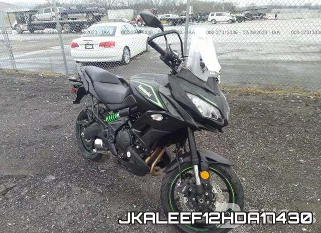 JKALEEF12HDA17430 2017 Kawasaki KLE650, F/Lt