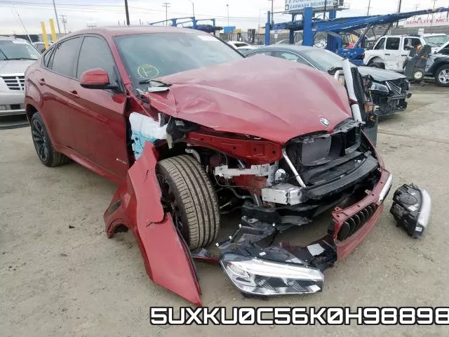 5UXKU0C56K0H98898 2019 BMW X6, Sdrive35I