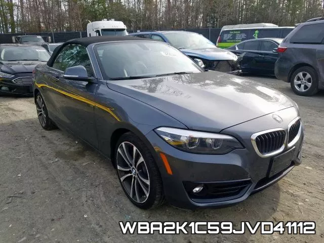 WBA2K1C59JVD41112 2018 BMW 2 Series, 230XI