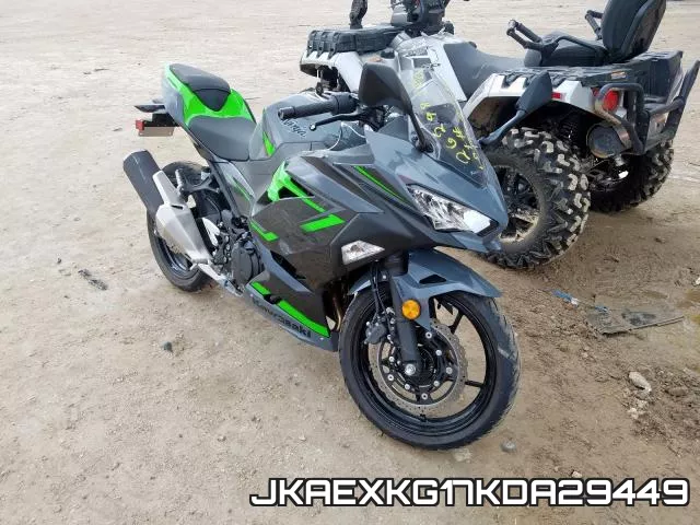 JKAEXKG17KDA29449 2019 Kawasaki EX400