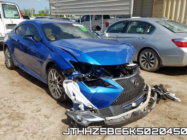 JTHHZ5BC6K5020450 2019 Lexus RC, 350