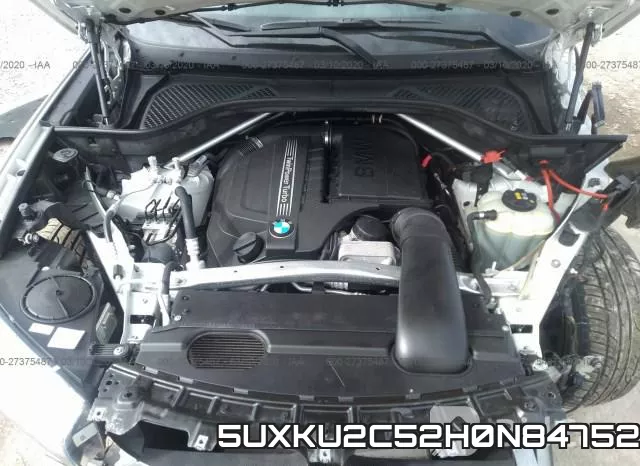 5UXKU2C52H0N84752 2017 BMW X6, Xdrive35I