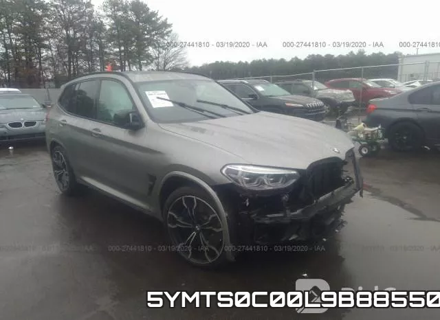 5YMTS0C00L9B88550 2020 BMW X3, M Competition