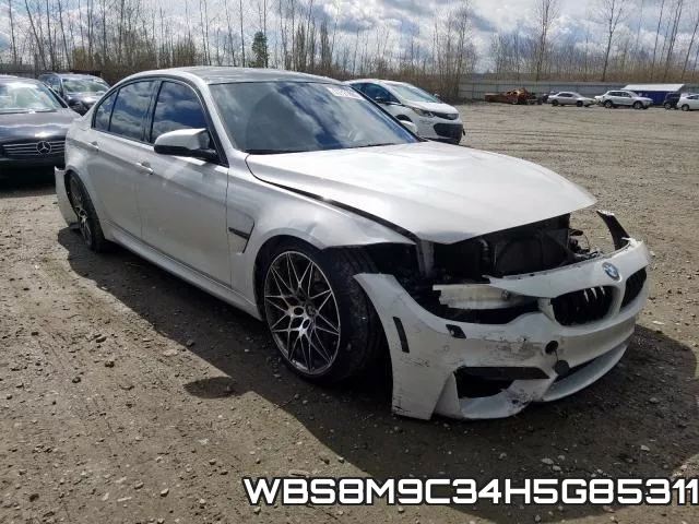 WBS8M9C34H5G85311 2017 BMW M3