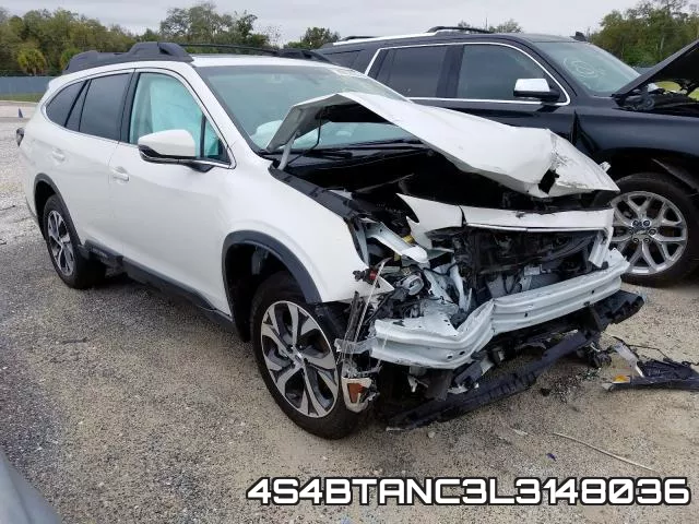 4S4BTANC3L3148036 2020 Subaru Outback, Limited