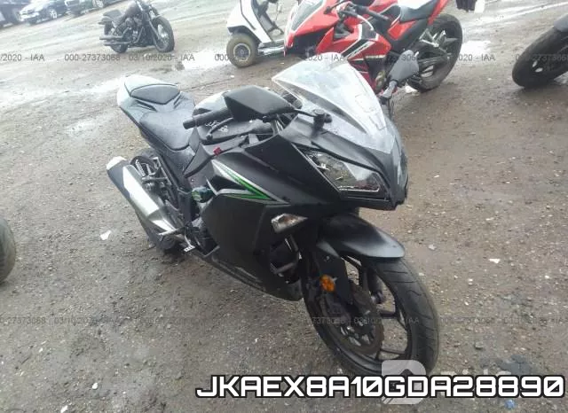 JKAEX8A10GDA28890 2016 Kawasaki EX300, A