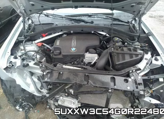 5UXXW3C54G0R22480 2016 BMW X4, Xdrive28I