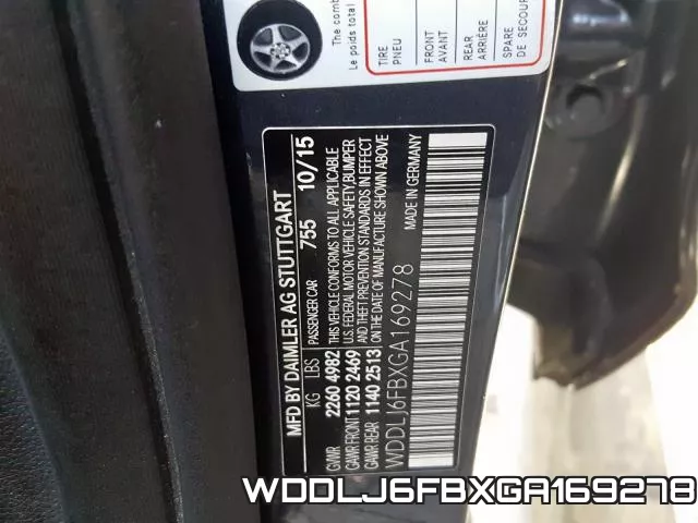 WDDLJ6FBXGA169278 2016 Mercedes-Benz CLS-Class,  400