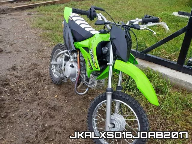 JKALXSD16JDAB2017 2018 Kawasaki KLX110, D