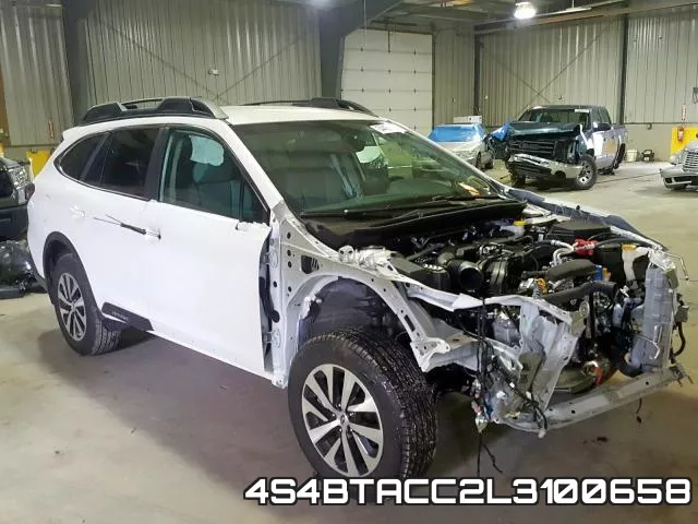 4S4BTACC2L3100658 2020 Subaru Outback, Premium
