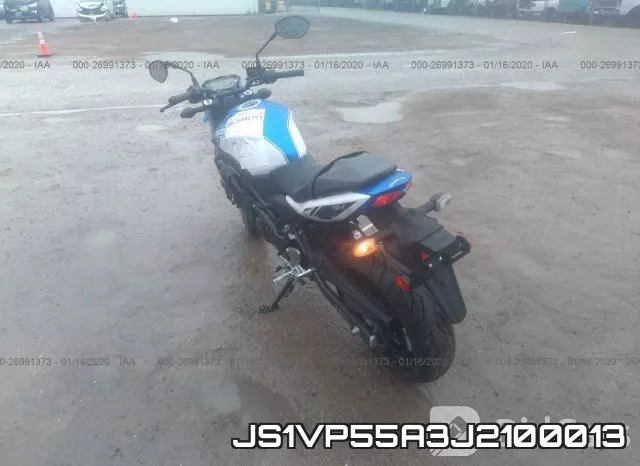 JS1VP55A3J2100013 2018 Suzuki SV650
