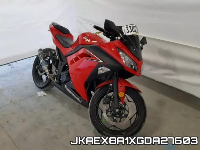 JKAEX8A1XGDA27603 2016 Kawasaki EX300, A