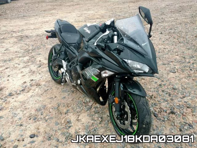 JKAEXEJ18KDA03081 2019 Kawasaki EX650, J