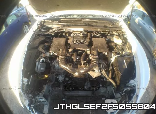 JTHGL5EF2F5055804 2015 Lexus LS, 460L