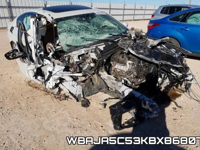 WBAJA5C53KBX86807 2019 BMW 5 Series, 530 I