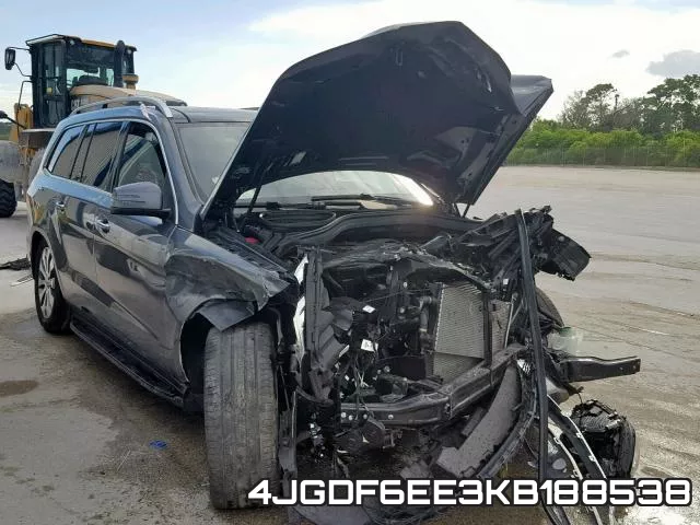 4JGDF6EE3KB188538 2019 Mercedes-Benz GLS-Class,  450 4Matic