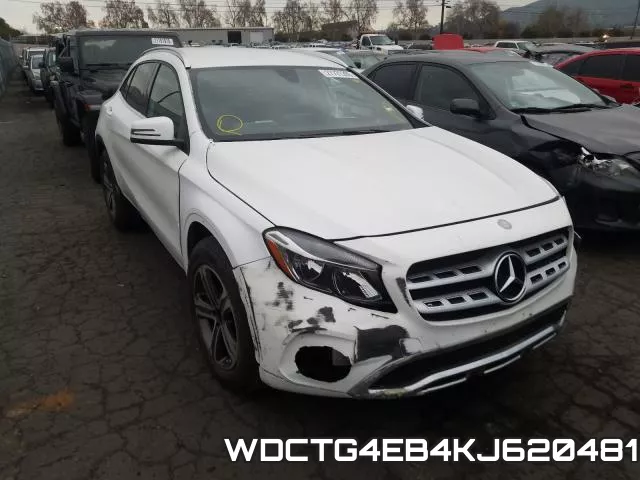 WDCTG4EB4KJ620481 2019 Mercedes-Benz GLA-Class,  250