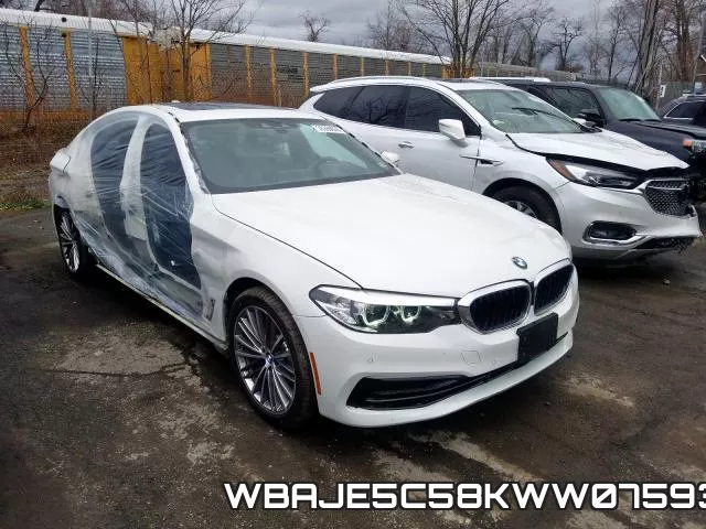 WBAJE5C58KWW07593 2019 BMW 5 Series, 540 I