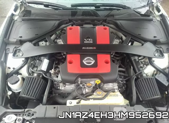 JN1AZ4EH3HM952692 2017 Nissan 370Z, Tour/Spt/Tech/Nismo/Tech