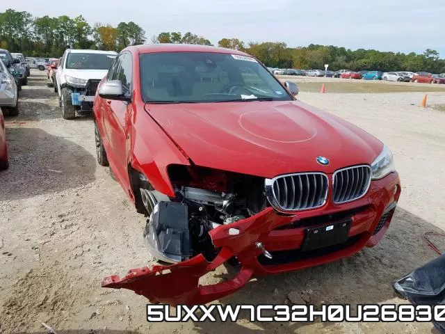 5UXXW7C32H0U26830 2017 BMW X4, Xdrivem40I