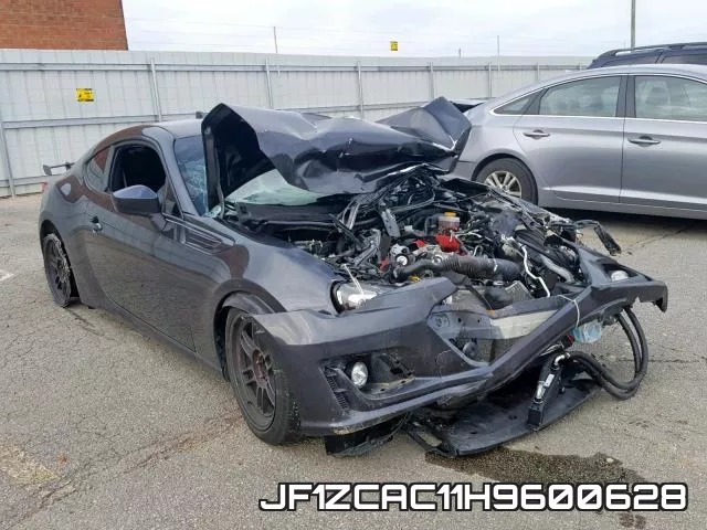 JF1ZCAC11H9600628 2017 Subaru BRZ, 2.0 Limited