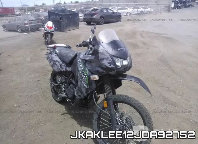 JKAKLEE12JDA92752 2018 Kawasaki KL650, E