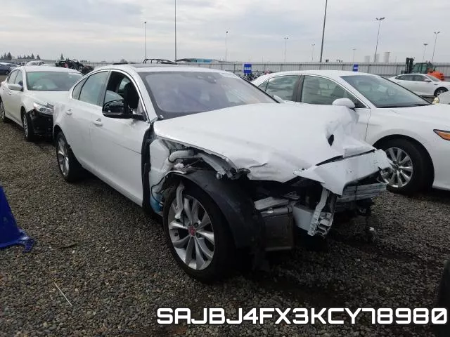 SAJBJ4FX3KCY78980 2019 Jaguar XF, Premium