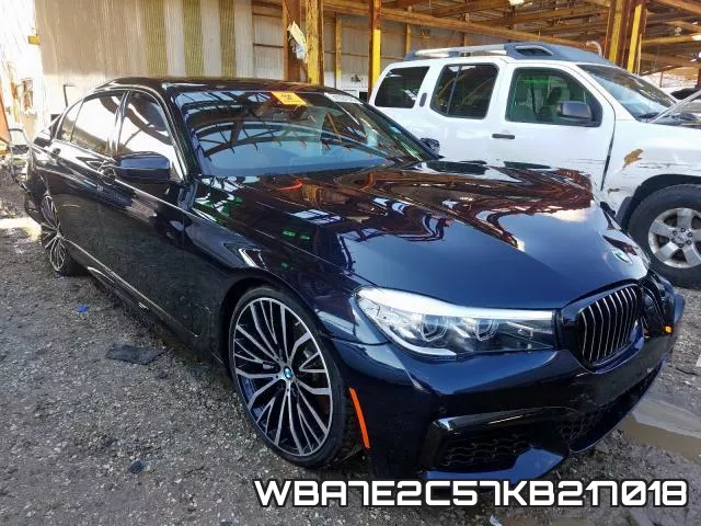 WBA7E2C57KB217018 2019 BMW 7 Series, 740 I