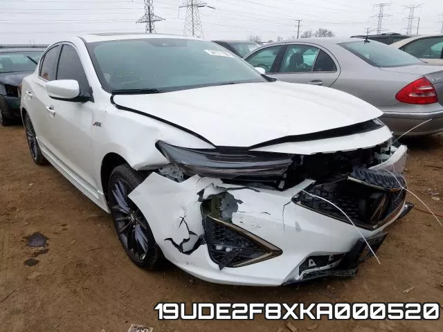 19UDE2F8XKA000520 2019 Acura ILX, Premium Tech