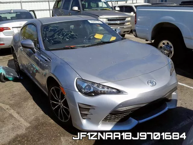 JF1ZNAA18J9701684 2018 Toyota 86