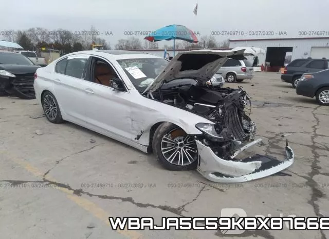 WBAJA5C59KBX87668 2019 BMW 5 Series, 530 I
