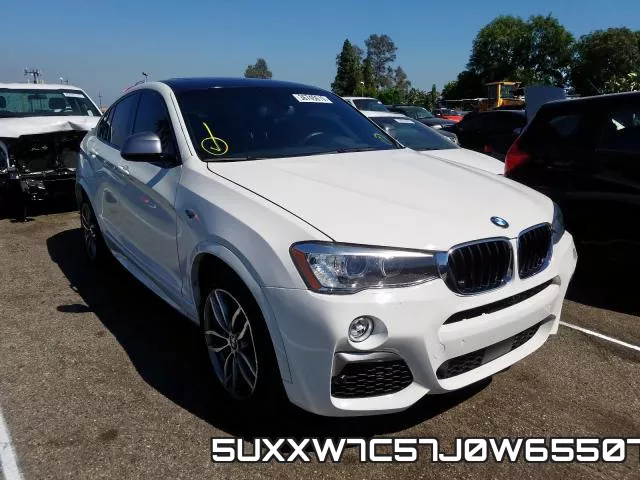 5UXXW7C57J0W65507 2018 BMW X4, Xdrivem40I