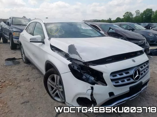 WDCTG4EB5KU003718 2019 Mercedes-Benz GLA-Class,  250