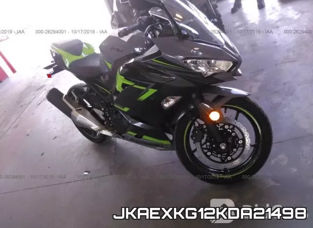 JKAEXKG12KDA21498 2019 Kawasaki EX400