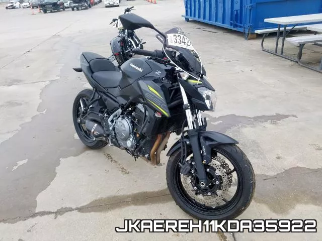 JKAEREH11KDA35922 2019 Kawasaki ER650, H