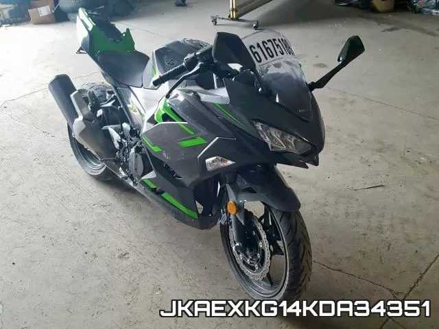 JKAEXKG14KDA34351 2019 Kawasaki EX400