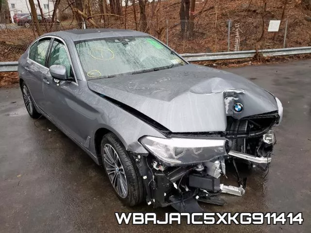 WBAJA7C5XKG911414 2019 BMW 5 Series, 530 XI