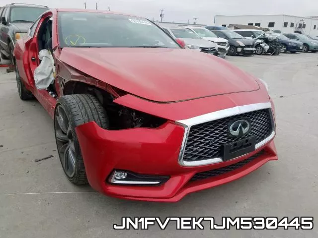 JN1FV7EK7JM530445 2018 Infiniti Q60, Red Sport 400