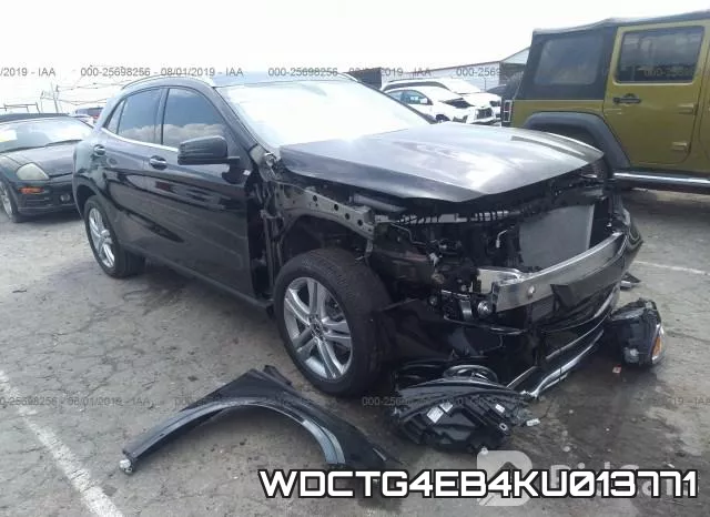WDCTG4EB4KU013771 2019 Mercedes-Benz GLA-Class,  250