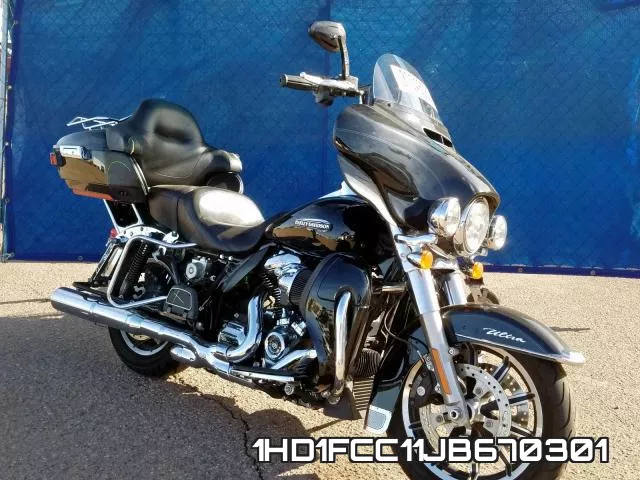 1HD1FCC11JB670301 2018 Harley-Davidson FLHTCU, Ultra Classic Electra Glide