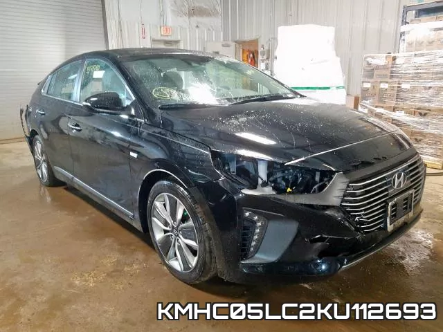 KMHC05LC2KU112693 2019 Hyundai Ioniq, Limited