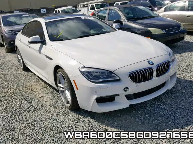 WBA6D0C58GD927656 2016 BMW 6 Series, 640 I Gran Coupe