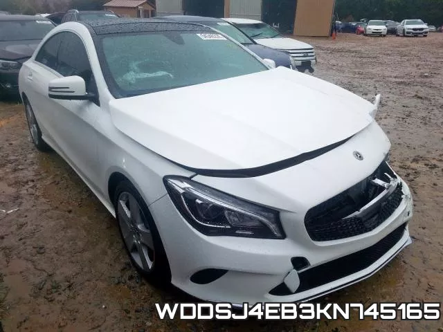 WDDSJ4EB3KN745165 2019 Mercedes-Benz CLA-Class,  250