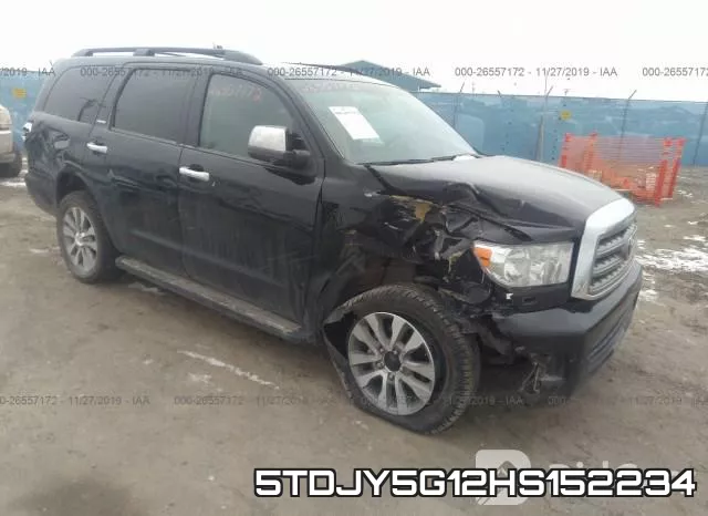 5TDJY5G12HS152234 2017 Toyota Sequoia, Limited